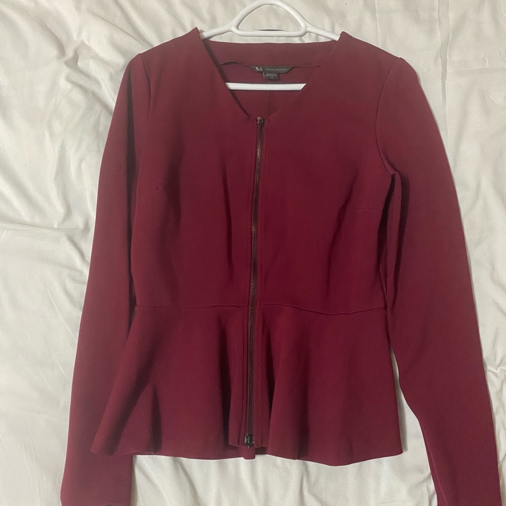 Armani Exchange zip top. Size Large